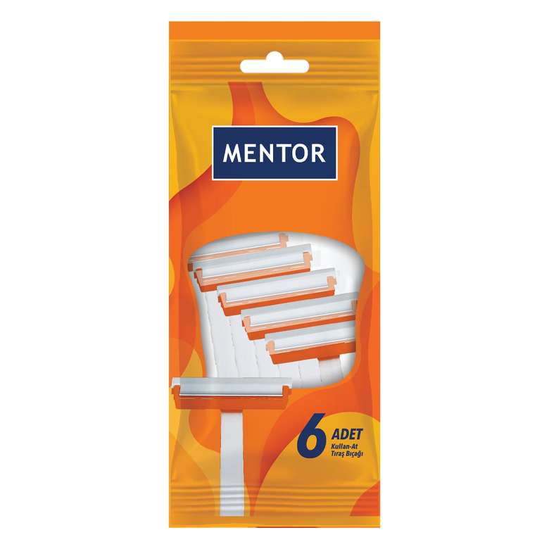 Mentor Razor Single Blade 6 Pieces