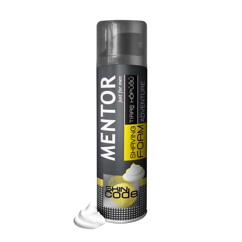 Shaving Foam 250 Ml S.Code Mentor/, Yellow