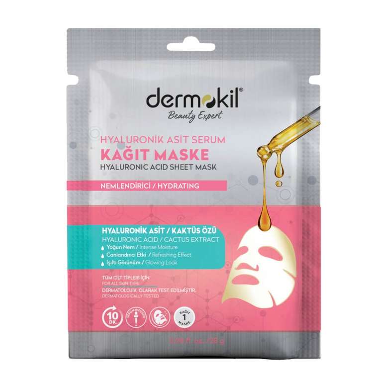 Dermokil Hyaluronic Acid Serum Paper Mask