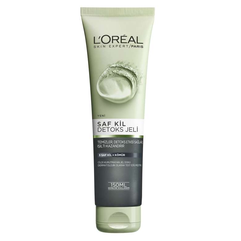 L'Oreal Paris Pure Clay and Charcoal Detox Gel 150 ml