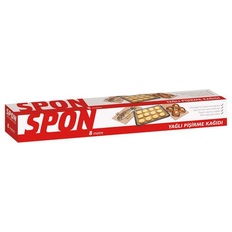 Spon Greaseproof Baking Paper 8 M