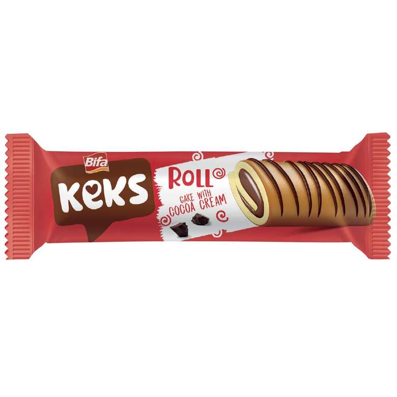 Bifa Keks Roll Cream Cake Plain 55 G