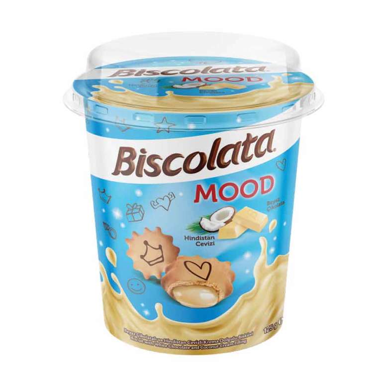 Biscolata Mood Biscuits with Coconut 125 G