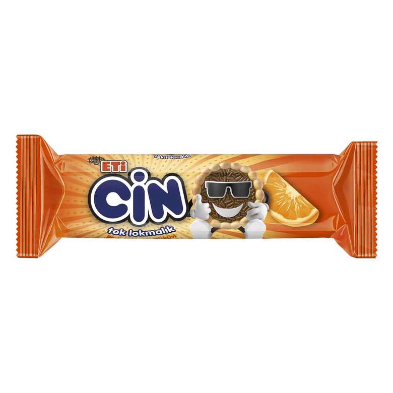 Eti Cin Biscuits With Orange Jelly 114 G