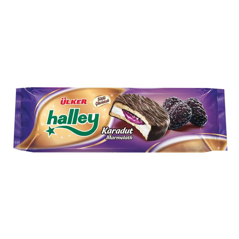 Halley Biscuits With Creamy Black Mulberry 236 G