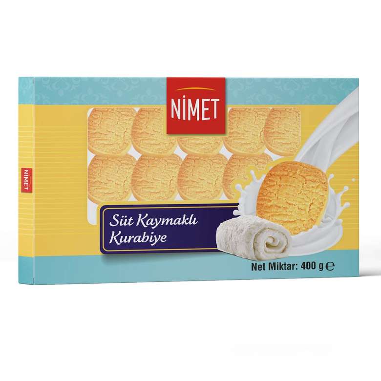 Nimet Cookie with Milk Cream 400 G