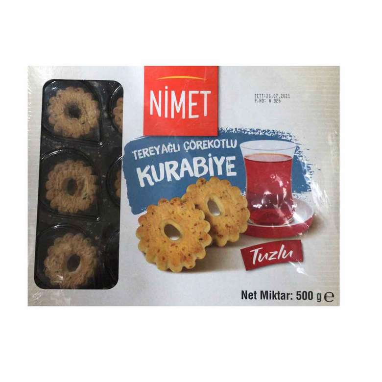 Nimet Cookies with Butter and Black Seed 500 G