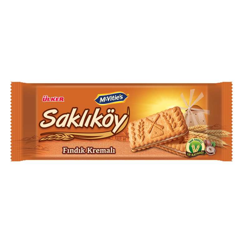 Saklıköy Biscuit with Hazelnut Cream 100 G