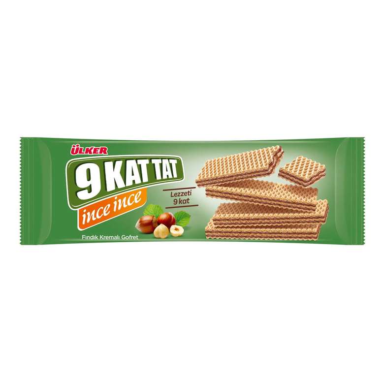 Ülker 9 Layer Wafers with Hazelnut Cream 114 G