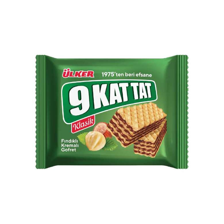 Ülker 9 Kat Tat Wafer with Hazelnut 39 G