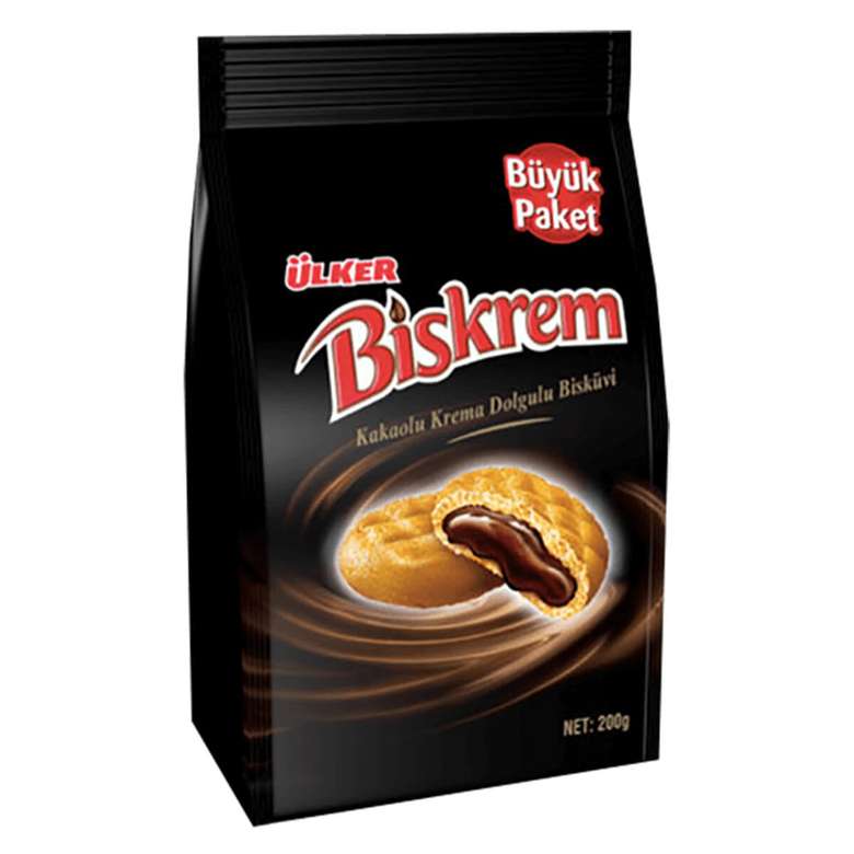 Ülker Biskrem Biscuits With Chocolate Filling 200 G