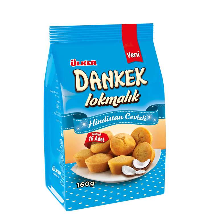 Ülker Dankek Bittersweet Coconut Cake 160 G