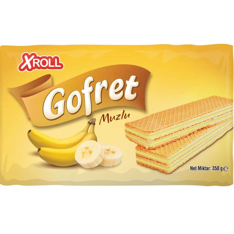 Xroll Wafer With Banana 350 G