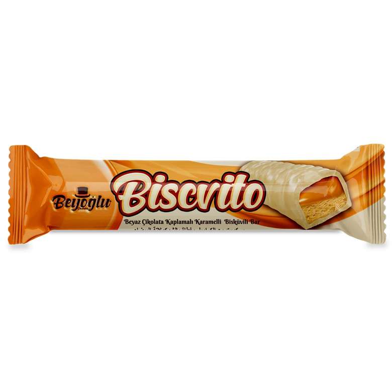 Beyoğlu Biscvito Bar Chocolate White Caramel 40 G