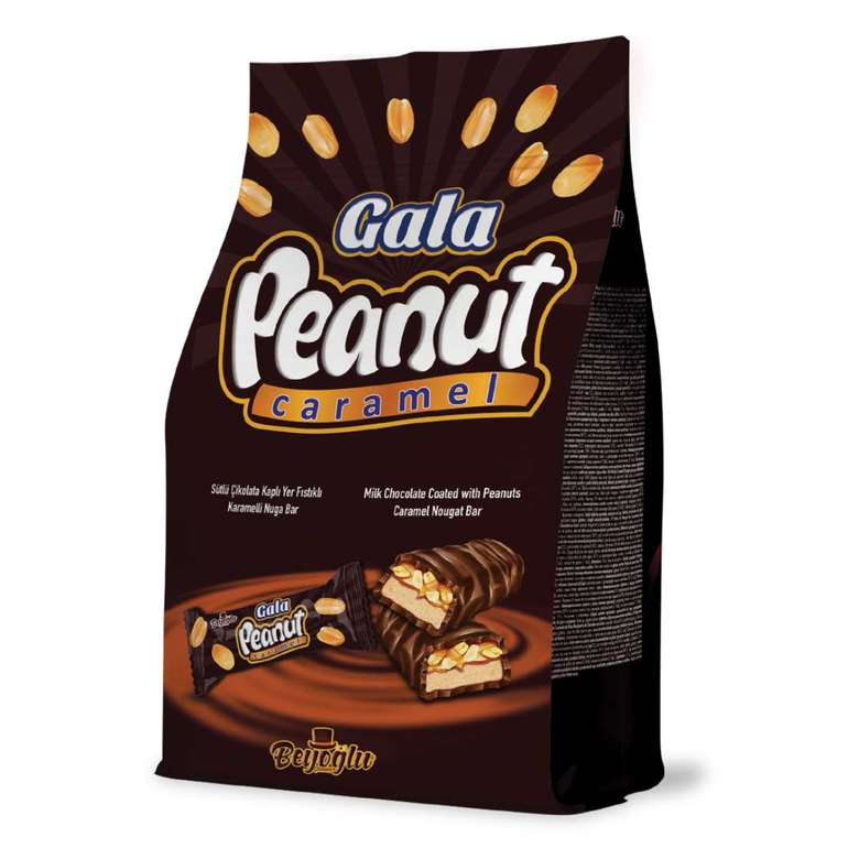 Beyoğlu Gala Bar Chocolate with Peanut 750 G