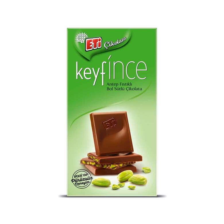 Eti Keyfince 70G Chocolate with Pistachio