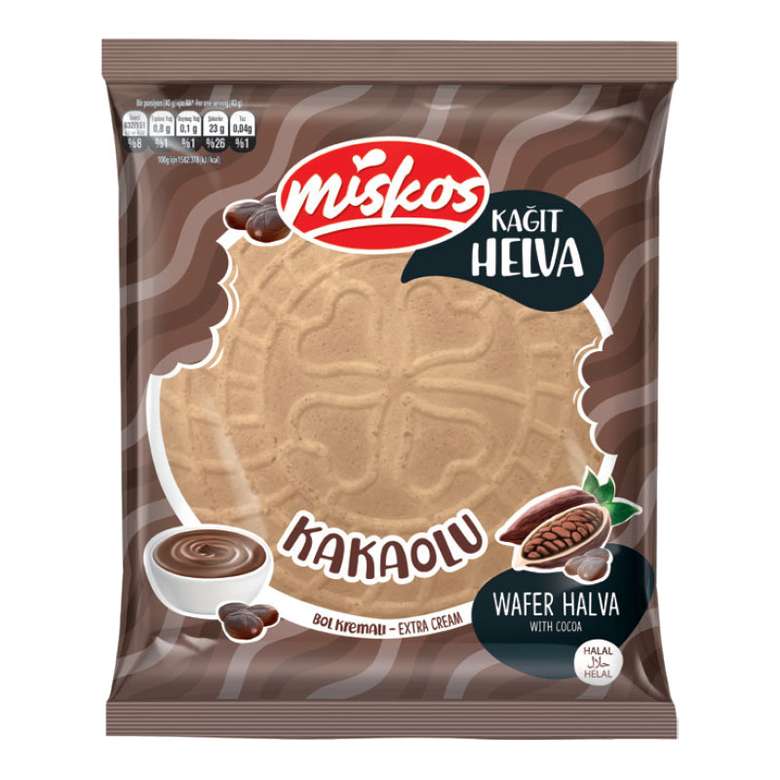 Miskos Wafer Cocoa Halva 40 G