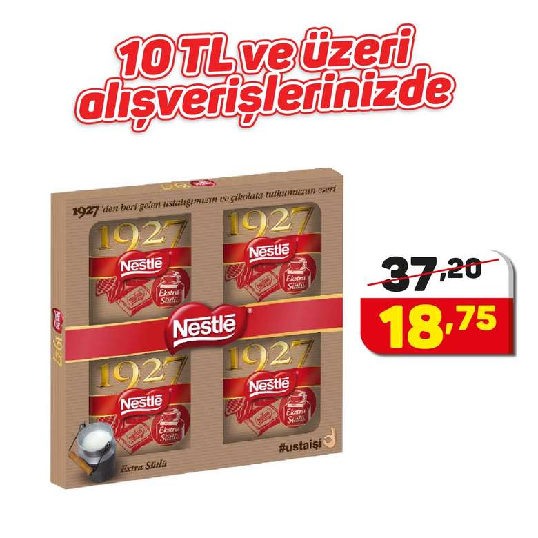 Nestle 1927 Chocolate Extra Milk 4*60 G