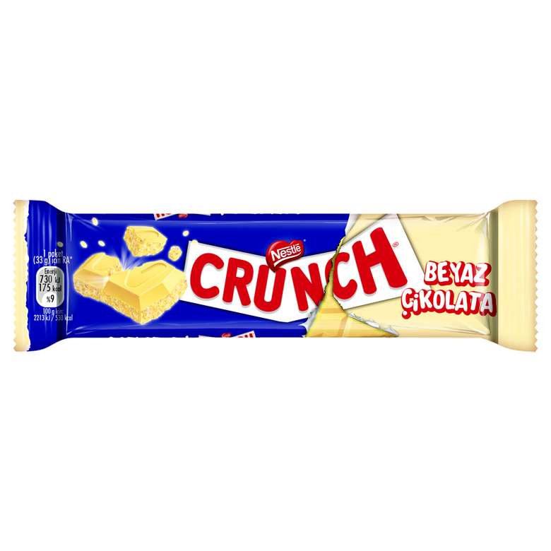 Nestle Crunch Chocolate White Crispy Rice 33 G