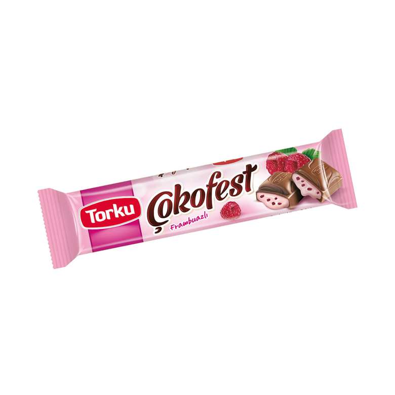 Torku Çokofest Bar Chocolate Raspberry 34 G