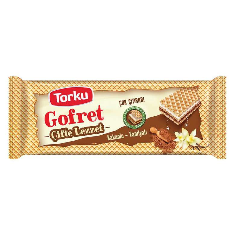 Torku Wafer Cocoa-Vanilla 142 G