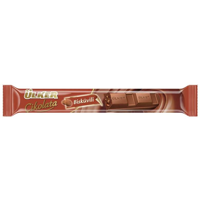 Ülker Chocolate with Milk Biscuits 14 G