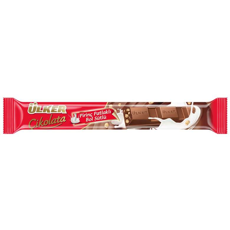 Ülker Chocolate with Milk Puffed Rice 14 G