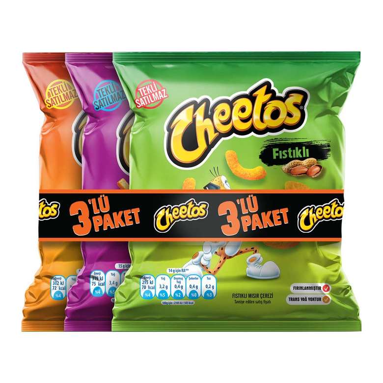 Cheetos Chips Corn Peanut-Cheese-Steak Midi 60 G