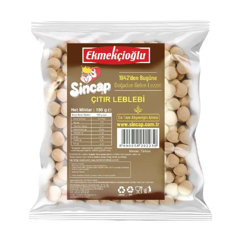 Ekmekçioğlu Nuts Crispy Chickpeas 150 G