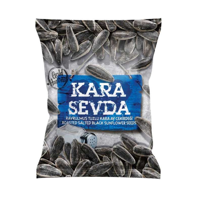 Black Sevda Black Sunflower Seeds with Rich Salt 135 G