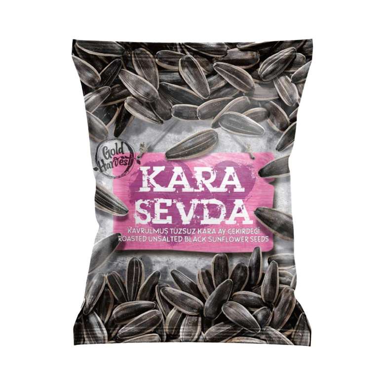 Black Sevda Unsalted Black Sunflower Seeds 125 G