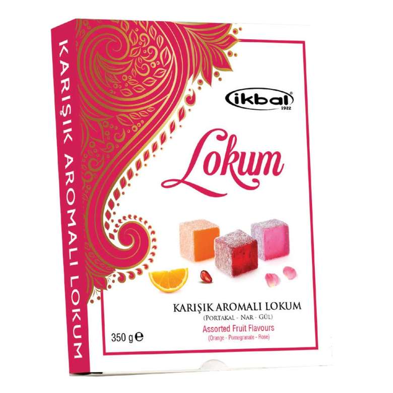 İkbal Turkish Delight Assorted Fruit Flavor 350 G