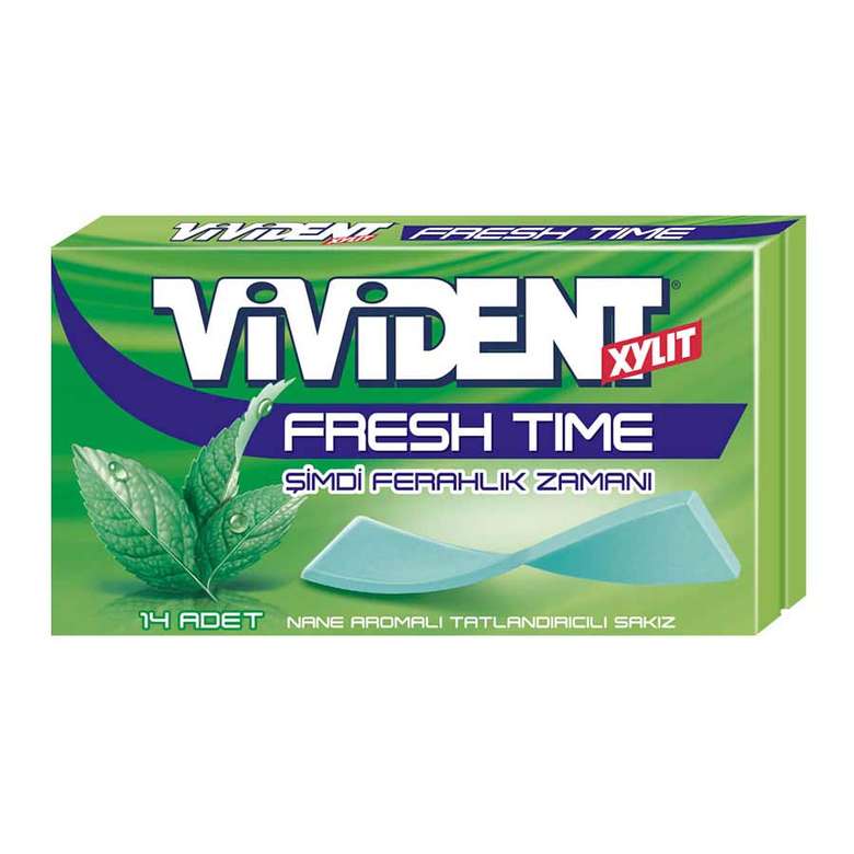 Vivident Fruit Gum Mint Flavored 26 G