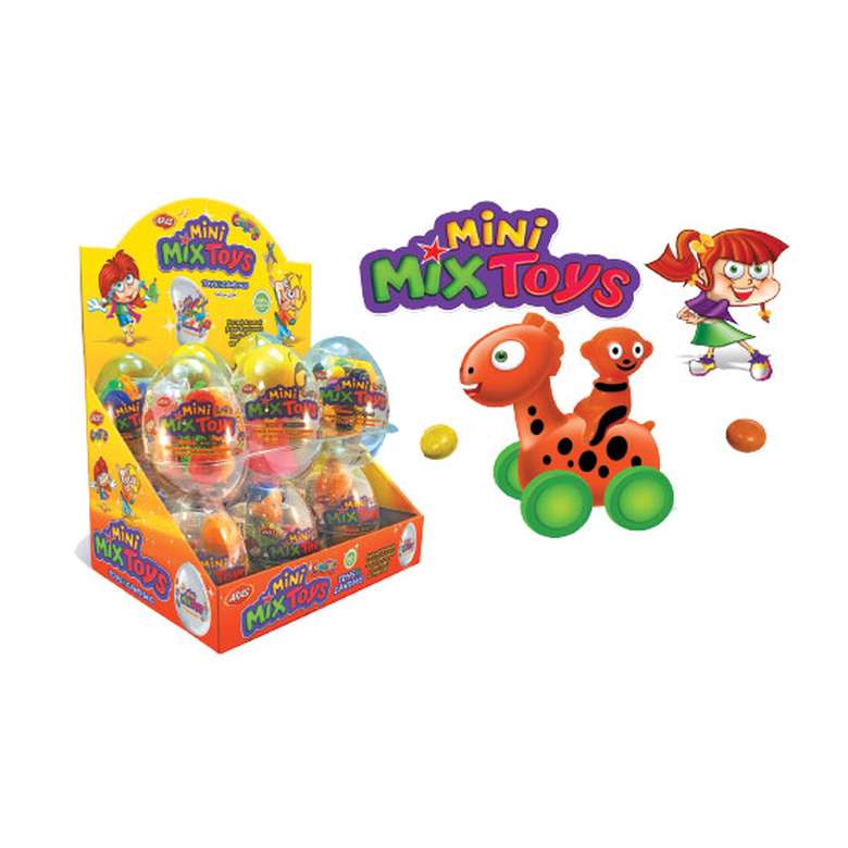 Mini Mix Toys 10 G with Candy Toy