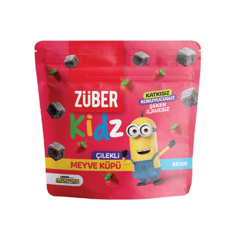 Züber Kidz Strawberry Fruit Cube 49 G