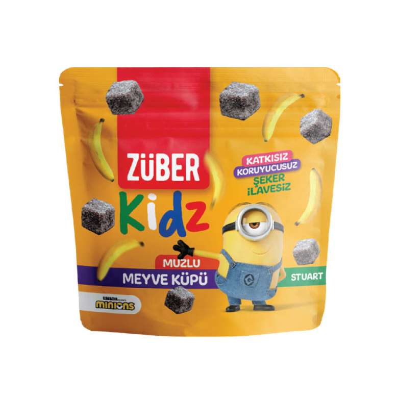 Züber Kidz Banana Fruit Cube 49 G