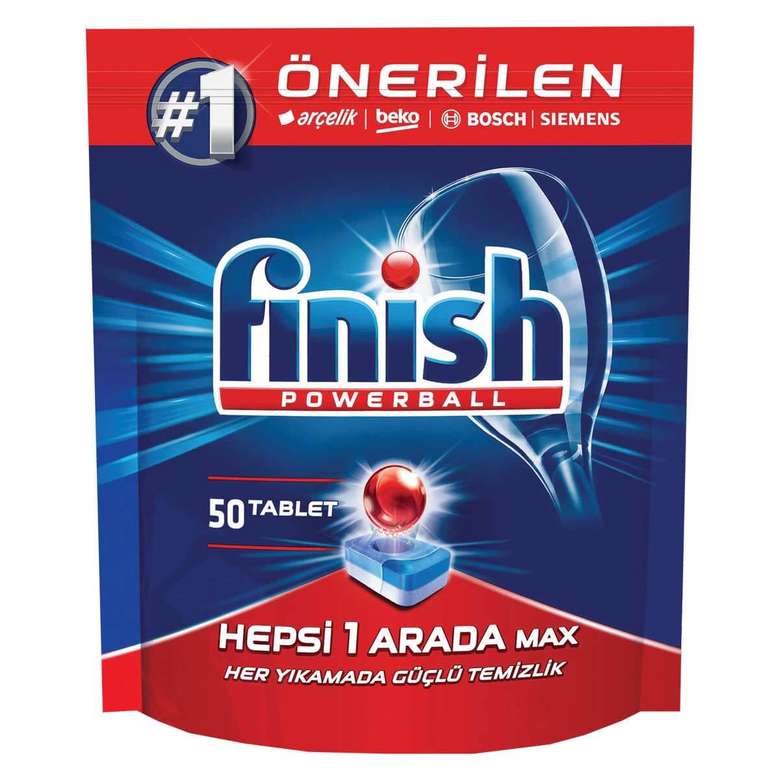 Finish Dishwasher Tablet All-in-One 50 Pack