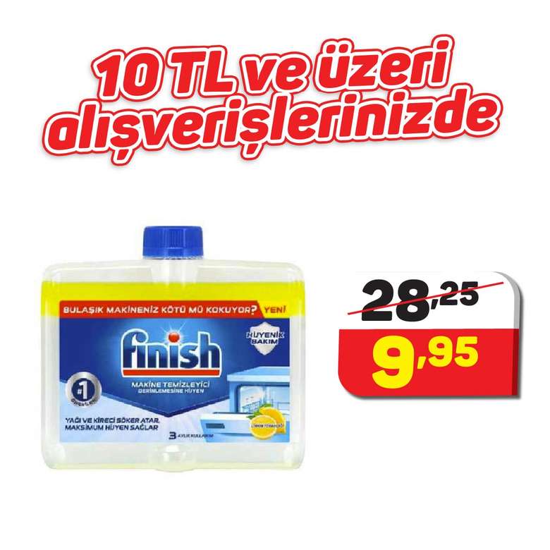 Finish Dishwasher Cleaner Lemon 250 Ml