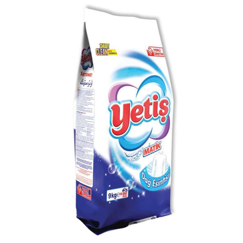 Yetis Powder Detergent White 9 Kg