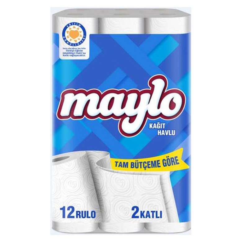 Maylo Paper Towel 2 Layers 12 Pieces