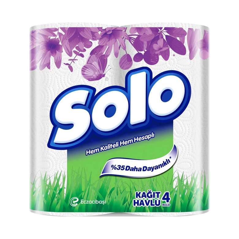 Solo Paper Towel 2 Layers 4 Pieces