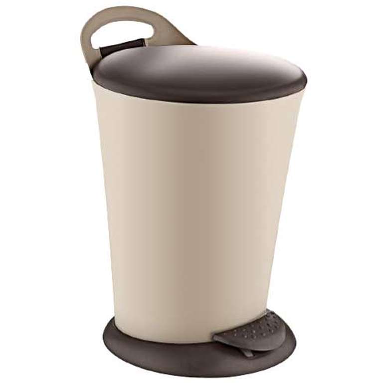 Penguin Pedal Dustbin Brown