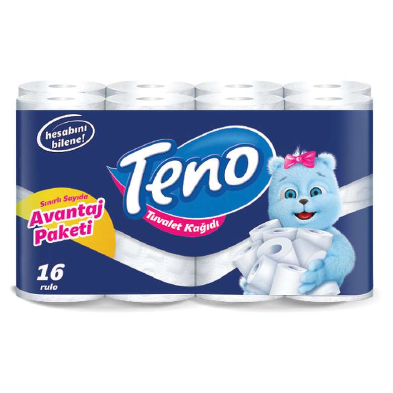 Teno Toilet Paper 2 Ply 16 Ply