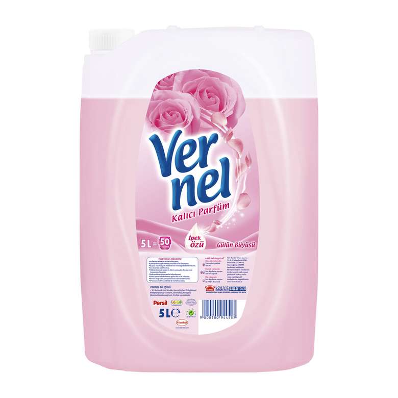 Vernel Fabric Softener The Magic of Rose 5 L