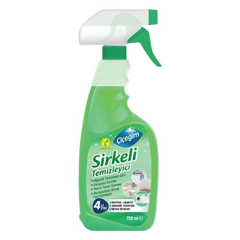 Çiçekim Surface Cleaner with Vinegar 750 Ml