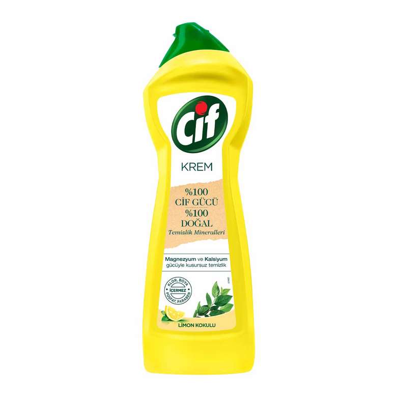 Cif Bathroom&Kitchen Cream Cleanser Lemon 750 ml