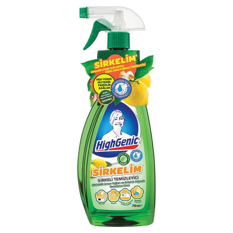 Highgenic Sirkelim Lemon Surface Cleaner 750 Ml