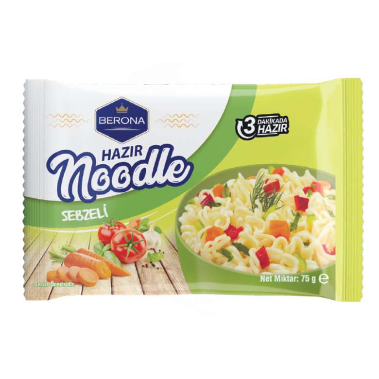 Berona Vegetable Noodle Package 75 G