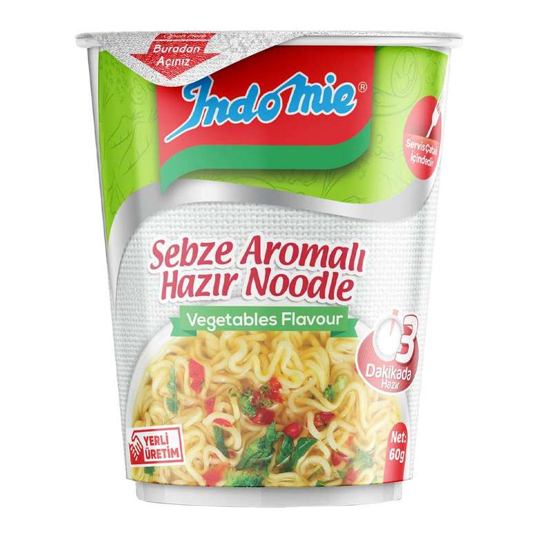 Indo Mie Noodle Glass with Vegetable 60 G