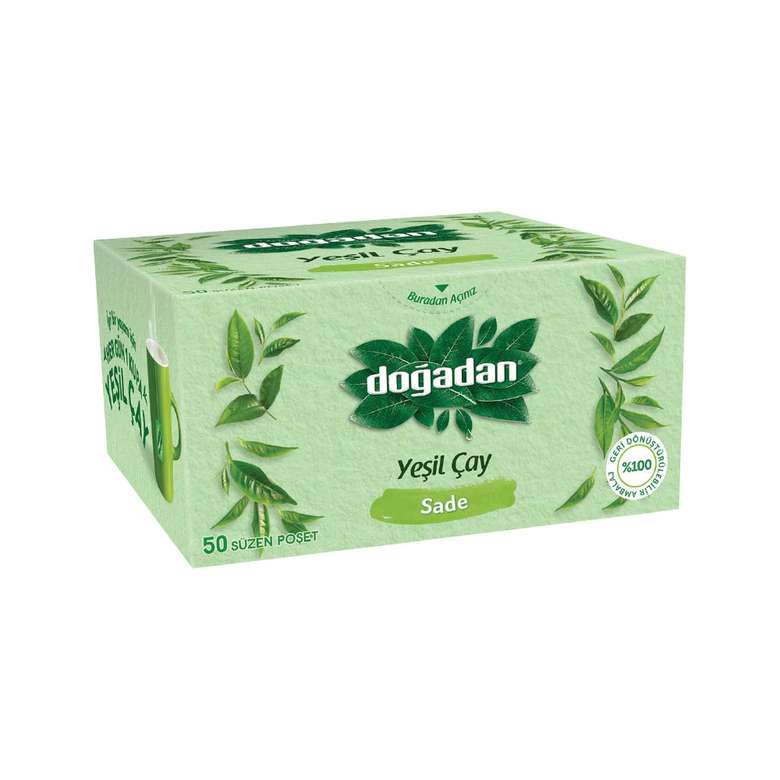 Doğadan Plain Green Tea 50's